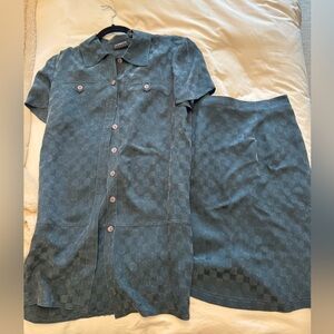 Vintage Liz Claiborne dress & skirt set